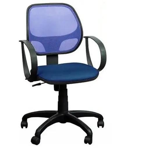 Кресло Бит/АМФ-8 сиденье А-1/спинка Сетка синяя