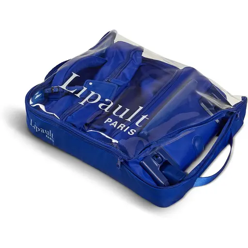 Дорожная Сумка На Колесах 45 См Lipault FOLDABLE PLUME MAGNETIC BLUE 45x32x20 P94*11001 - фото 8