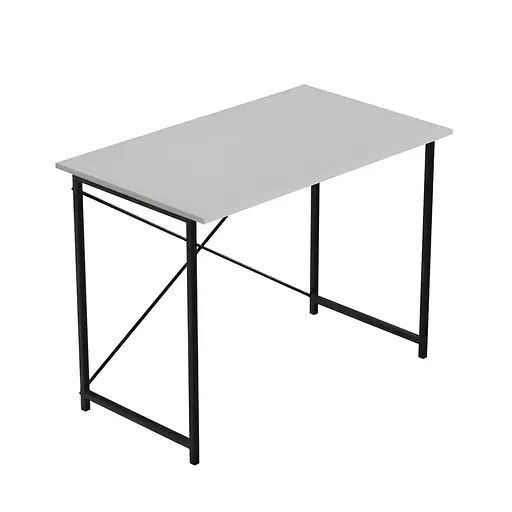 Стол письменный Line Лайт Ferrum-decor 750x1000x600 Черный металл ДСП Белый 16 мм (FRD-104843)