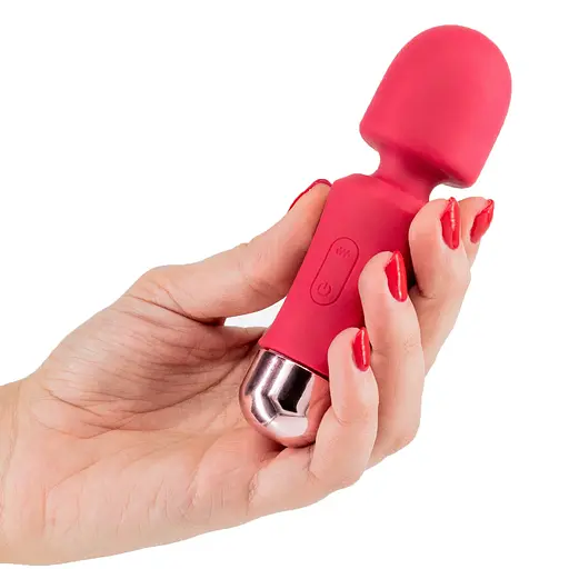 Міні-масажер-вібратор Crushious Wanda Mini перезаряджуваний теракотовий 12.5 х 3.6 см - фото 6