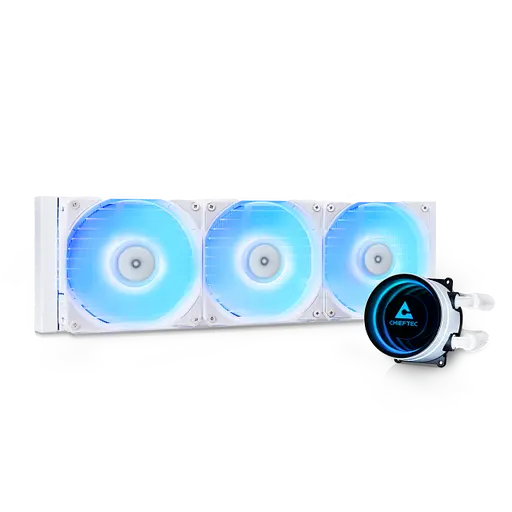 Водяное охлаждение Chieftec Iceberg 360 ARGB White (CLC-360-RGB-W)