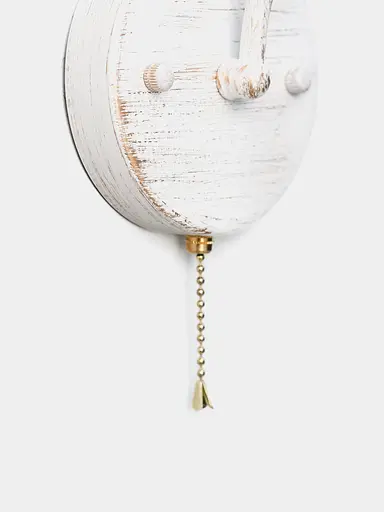 Классическое бра Brille в спальню BKL-690W/1 E27 WT+GD - фото 2