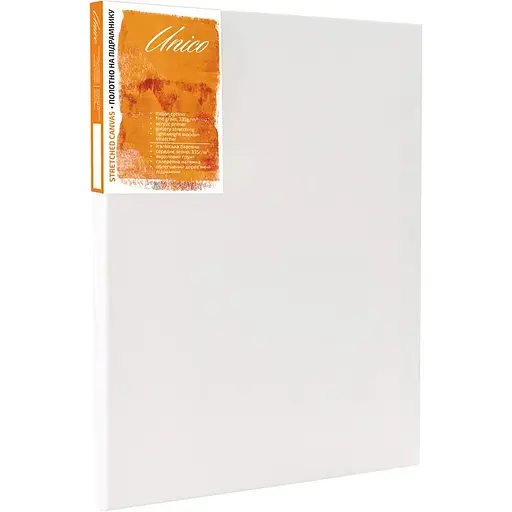 Полотно на подрамник Unico Unico среднее зерно хлопок Light акриловый грунт