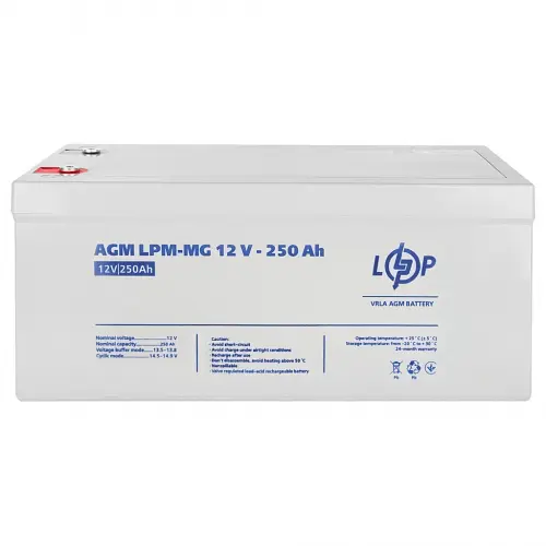 Аккумулятор LogicPower LPM-MG 12V - 250 Ah AGM мультигелевый - фото 4