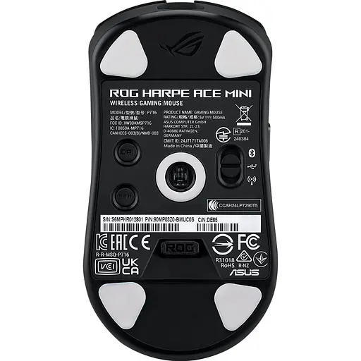 Миша ASUS ROG Harpe Ace Mini Wireless Black (90MP03Z0-BMUA00) - фото 2