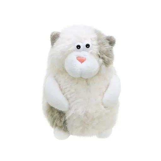 Дитяча м'яка іграшка "Кумедний кіт" Країна Іграшок C6303(White) розмір 13 см - фото 1