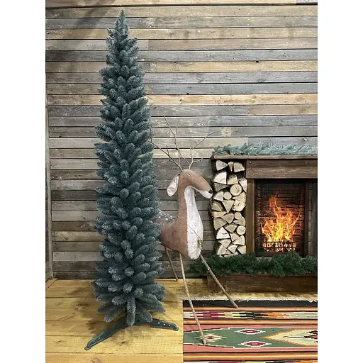 Ялинка Hvoya Альпійська вузька 220 см блакитна