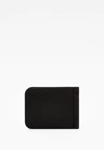 Зажим для денег черный Сафьяно - фото 5