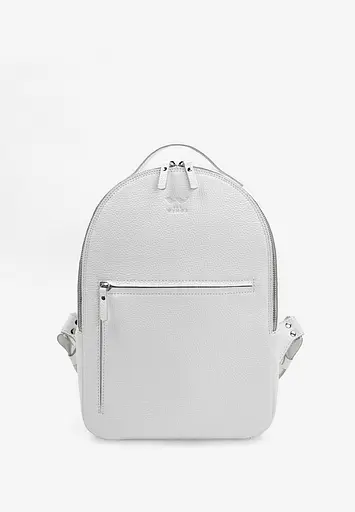 Шкіряний рюкзак Groove M білий зернистий - фото 2