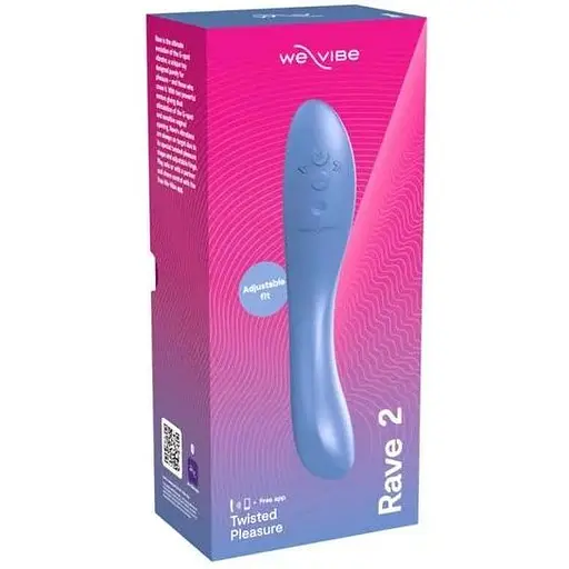 Вібратор We-Vibe Rave 2 Twisted Pleasure Blue - фото 8