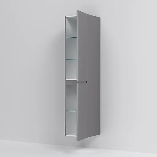 Пенал Am.Pm Hit подвесной 35 см правый графит матовый M93ACHR0356GM38, Графит - фото 5