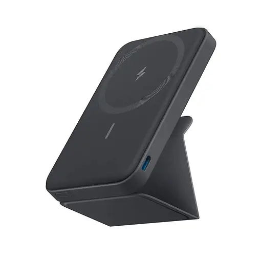 Магнітний павербанк Anker 622 MagGo 5000 mAh 12 W з бездротовою зарядкою та підставкою чорний