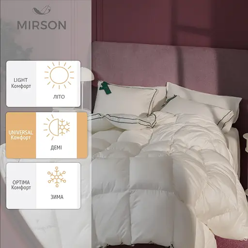 Ковдра пухова MirSon Beatrice № 093, зимова+, 240х220 см, біла - фото 15