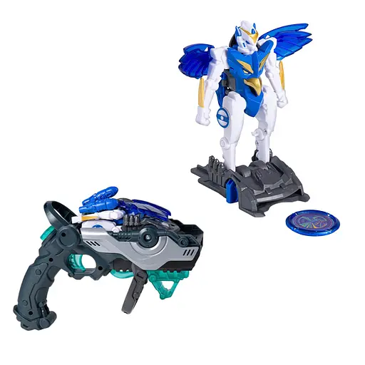 Игровой набор Screechers Wild! S5 L1 Галер, запускатель-бластер, машинка-трансформер