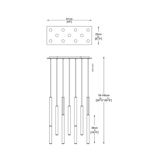 Люстра LOYA P0461-11A-B5SC Zuma Line - фото 3