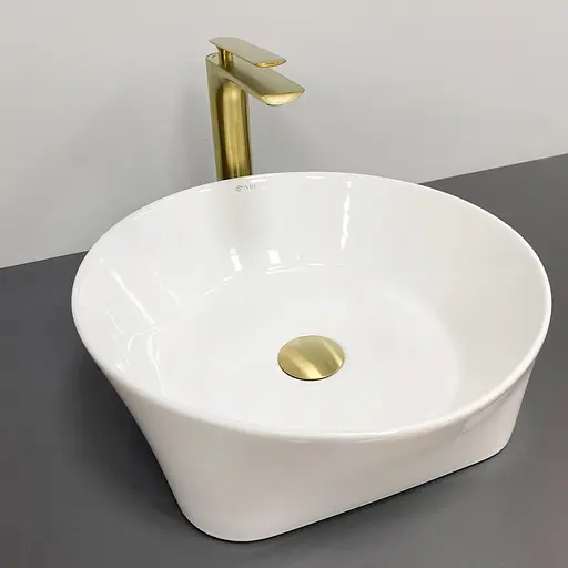 Умивальник VBI Panni white накладний VBI-016500, Білий - фото 2