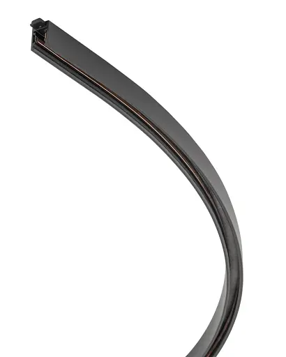 Магнитный шинопровод Nowodvorski 11737 NANO-LVM Curve Track R400 IP20 черный - фото 1