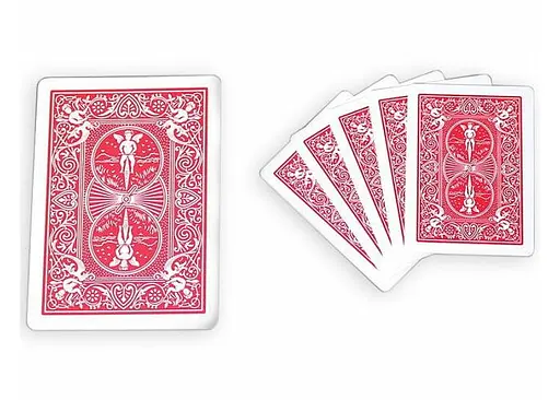 Карти гральні United States Playing Card Company Bicycle Rider Back Mini (red) (L1720-7470A-1) - фото 2