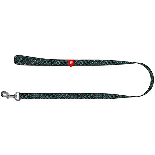 Повідець для собак Waudog Nylon нейлоновий, малюнок "Луска", S - фото 2