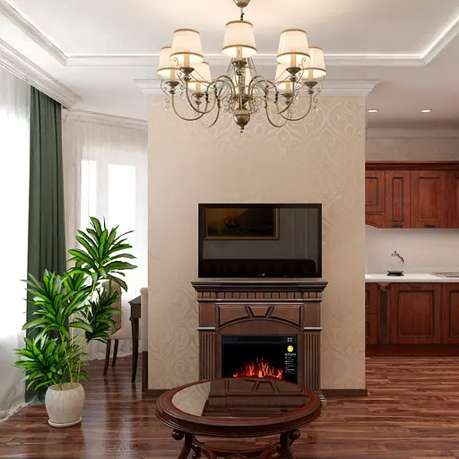 Электрокамин ArtiFlame YORK AF23S ДУБ АНТИК - фото 2