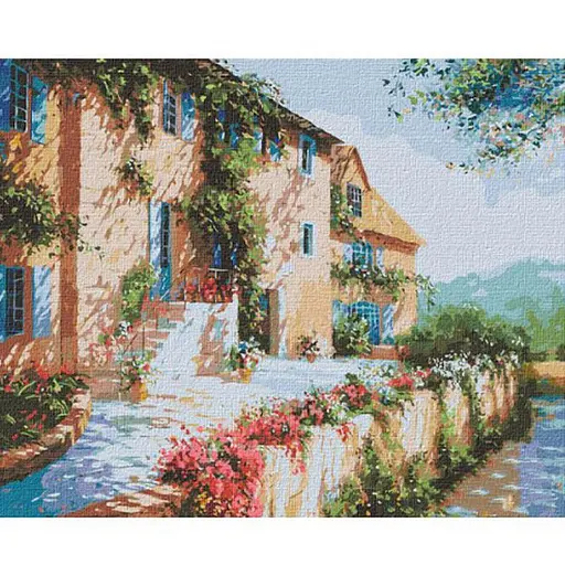 Картина по номерам. Ideyka На сонячному боці вулиці 40 x 40 KHO2298