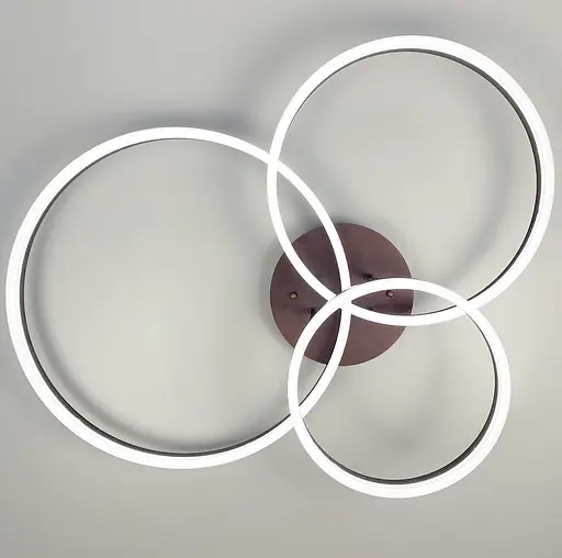 LED люстра Anelli Coffee на 3 кільця | Арт. A 8008/3 BCoffee | Line F - фото 4