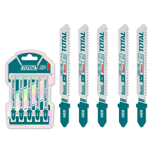 Холст для лобзика Total TJSBT118B по металлу 76 мм 5 шт. 