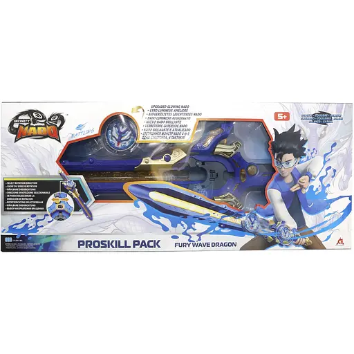 Infinity Nado Дзиґа VI Proskill Pack Лютий Дракон (Fury Wave Dragon)