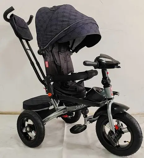 Велосипед 6088 F – 702-15 Best Trike поворотне сидіння, складне кермо, з usb,bluetooth надувні колеса, пульт включення світла і звуку (6989151361540) - фото 2