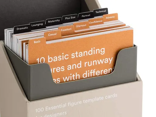 Poses for Fashion Illustration (Card Box) - фото 7