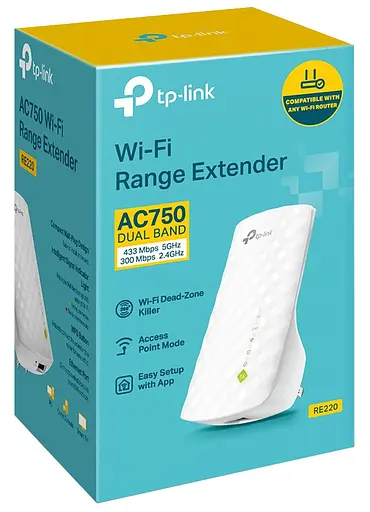 Ретранслятор TP-Link RE220 AC750 (6878252) - фото 4