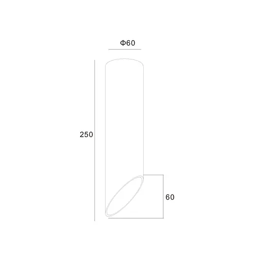 Точковий світильник Skarlat RSLC78008-25 7W BK+WH 4000K - фото 2