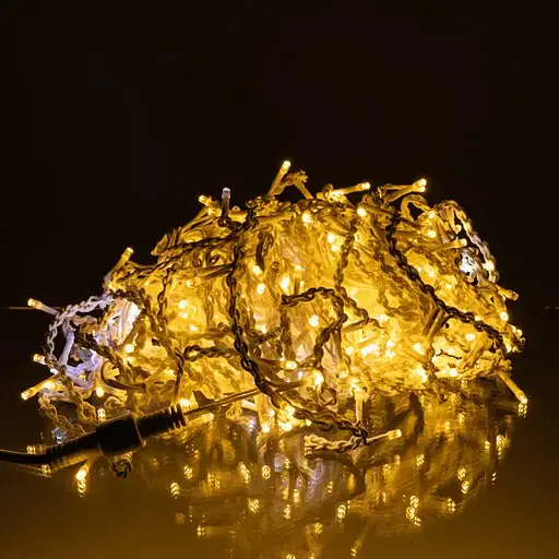 Вулична гірлянда Бахрома GarlandoPro 20 м 335 LED білий дріт Жовтий 20MWY