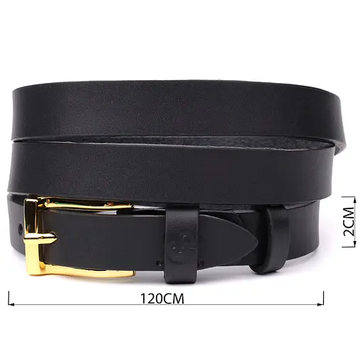 Ремінь шкіряний Grande Pelle для жінок 120х2 см тонкий acs0029634 - фото 3