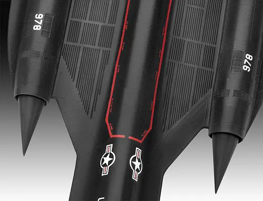 Сборная модель-копия Revell Самолет Lockheed SR-71 Blackbird 1:110 (RVL-03652) - фото 8
