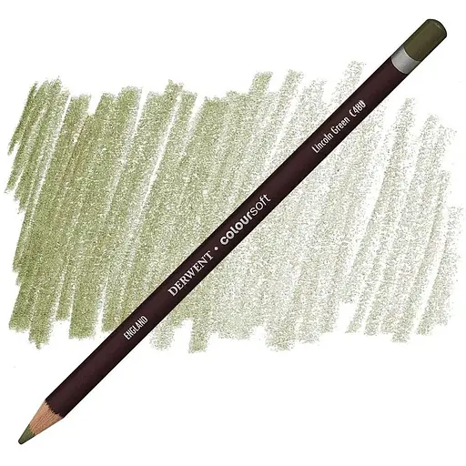 Карандаш цветной Derwent Coloursoft С480 Зеленый линкольн