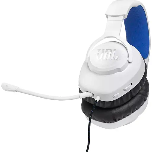 Игровая гарнитура JBL Quantum 100P Console White (JBLQ100PWHTBLU) - фото 2