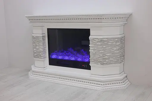 Електричний камін Palermo Bluetooth звук потріскування дров 1500Вт (10080119) - фото 8