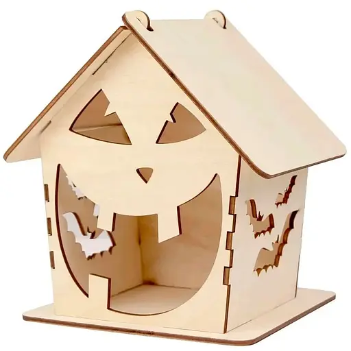 Заготівка Rosa Talent Хатинка для солодощів фанера 15х15х18 см