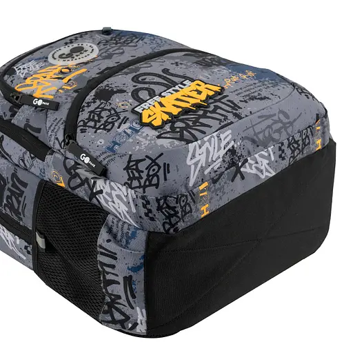 Рюкзак GoPack Education 175M-5 Free Style Сіро-чорний (GO26-175M-5) - фото 8