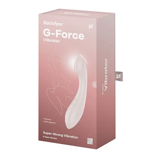 Вібратор Satisfyer G-Force 19 см бежевий - фото 7