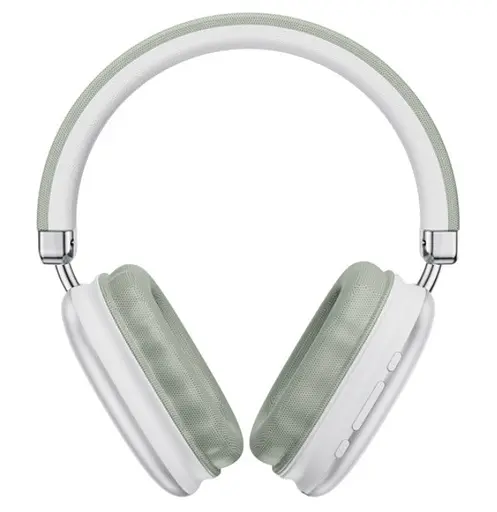 Наушники беспроводные накладные XO be45 Beiguo Headworn Bluetooth Earphones серебристые - фото 2