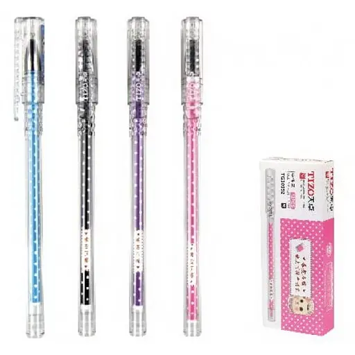 Ручка гелевая Polka Dots, черная, 12 шт.