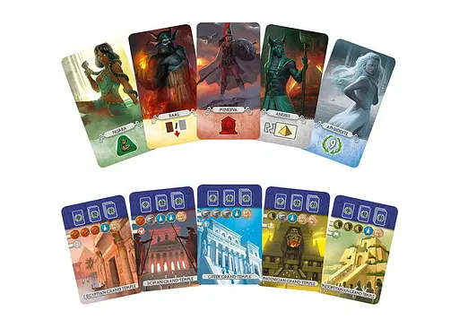 Настільна гра Ігромаг 7 Чудес: Дуель. Пантеон (7 Wonders Duel: Pantheon) (англ.) (ВР_7ДП) - фото 3