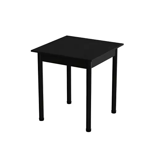 Стіл кухонний Ferrum-decor Агата 75x90x90 Чорний ДСП Сосна Кембра 16мм (FRD-105686)