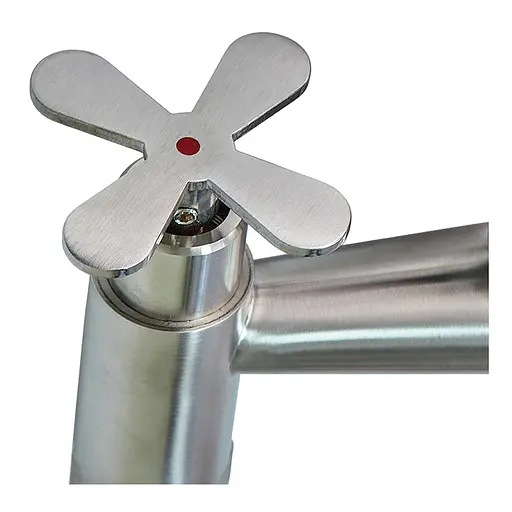 Смеситель для ванны Zerix GTA 009 ZX4737 Нержавеющая сталь - фото 2