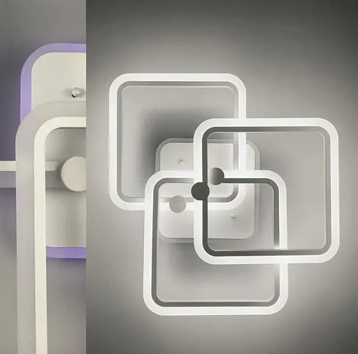 Потолочная люстра LED на 3 рожка Line.F RGB подсветка есть - фото 1