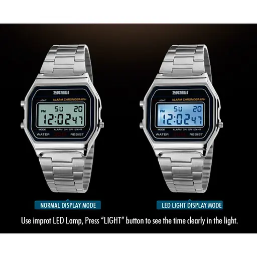 Мужские часы Skmei Popular Silver - фото 2