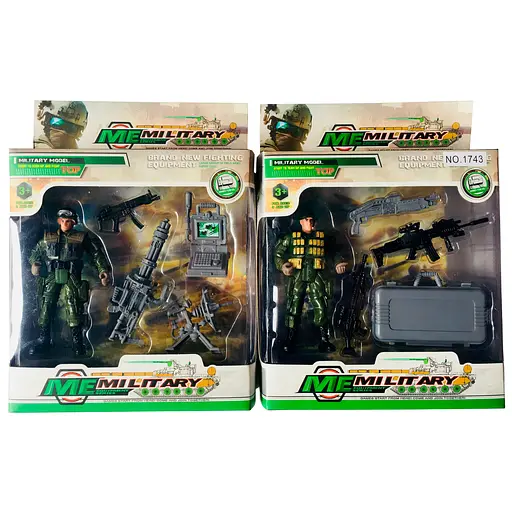 Іграшковий набір DIY Toys Фігурка військового з обладнанням в асортименті (CJ-2175126) - фото 1