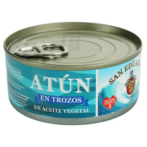 Тунец измельченный в растительном масле San Eduardo 150 г - фото 2